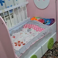 تخت خواب دخترانه کودک سایز ۱۱۰ در ۷۰