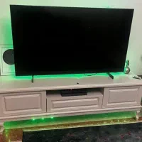 میزتلویزیون آیینه کنسول فرش درحد نو