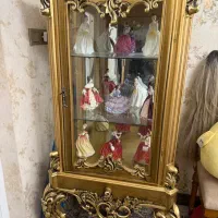 یک جفت ویترین چوب راش