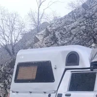اتاق عقب مزدا دوکابین فایبر گلاس