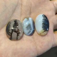 سه عدد سنگ شجر