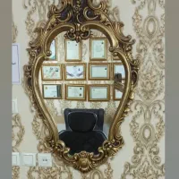 پاتریشن دوعدد ساعت ایستاد وآینه کنسر بوفه|آینه|شاهین دژ, |دیوار