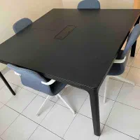میز کنفرانس ایکیا IKEA BEKANT صندلی IKEA LANGFJALL|مبلمان اداری|تهران, جنت‌آباد مرکزی|دیوار