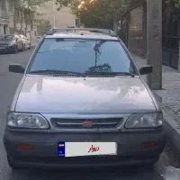 پراید نقره ای مدل۸۷ دوگانه کارخانه