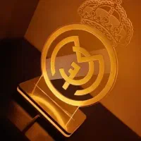 چراغ خواب طرح لوگوی تیم رئال و بارسا