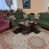 مبل راحتی با میز جلو مبلی|مبلمان خانگی و میز عسلی|کرج, شهرک امام رضا (ع)|دیوار