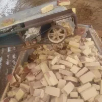 حمل شن و ماسه شسته ملاتی آجر پوکه کامیون ده تن