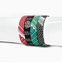 دستبند طرح چفیه -به صورت تک و عمدهـ جین ۱۲ تایی