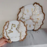 ساعت دیواری رزینی ۴۵ سانت و جا کلیدی رزینی ۲۵ سانت