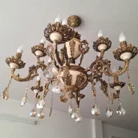 لوستر|لوستر و چراغ آویز|اصفهان, بوستان ناژوان|دیوار