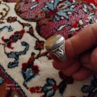 انگشتر نقره قدیمی  عقیق