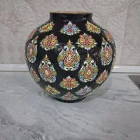گلدان مینا کاری