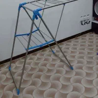 بند رخت محکم و تمام استیل|بندرخت و رختآویز|قم, باغ شازده|دیوار