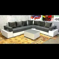 مبل راحتی هفت نفره کنج نشیمن مازراتی