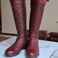 بوت بلند  چرم
