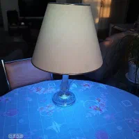 آباژور رو میزی پایه کریستالی|چراغ خواب و آباژور|پردیس, فاز ۱۱|دیوار