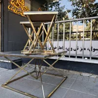 جلومبلی نهارخوری کنسول شلف ست الماسی فلز سنگ وکیوم|میز و صندلی غذاخوری|مشهد, ولیعصر (شهرک غرب)|دیوار