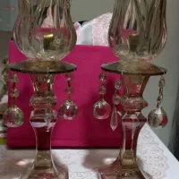 جاشمعی کریستال رنگ شامپاینی