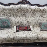 مبل استیل ۹نفره چوب راش|مبلمان خانگی و میز عسلی|بروجرد, |دیوار