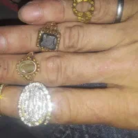 انگشتر بدون نگین النگوو  سنگ فیروزه