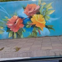 دیوار نویسی ونقاشی دیواری|خدمات پیشه و مهارت|کرج, ساماندهی|دیوار