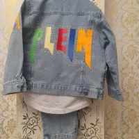 جنس جین زغالی وآبی باقی مونده|کفش و لباس بچه|ملایر, |دیوار