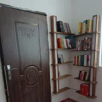 کتابخونه تمام چوب با کیفیت.
