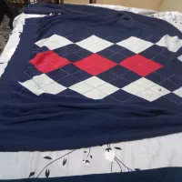 پلیور تامی اصل و شلوار پارچه ایی کتانی براق