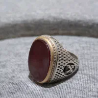 انگشتر یاقوت دست سازی