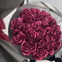 دسته‌گل رز سرخ۲۵شاخه|گل مصنوعی|گلبهار, شهر جدید گلبهار|دیوار