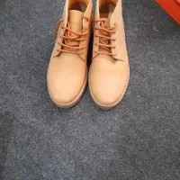 بوت چرم رنگ قهوه ای روشن|کیف، کفش، کمربند|لنگرود, |دیوار