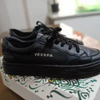 ۳ جفت کفش مشکی سایز ۳۹ کالج بوت ونس کتونی|کیف، کفش، کمربند|رشت, هلال احمر|دیوار