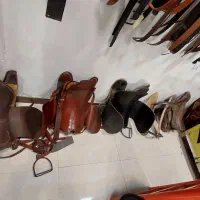 زین چرم طبیعی|اسب و تجهیزات اسب‌سواری|کرمانشاه, |دیوار
