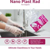 دستکش یکبار مصرف نایلونی در بسته بندی سلفون وجعبه