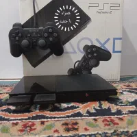 دستگاه PS2 Slim  سه دسته  به همراه بازی