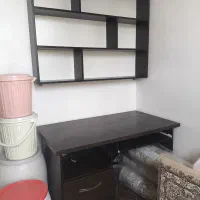 میز کامپیوتر+کتابخانه