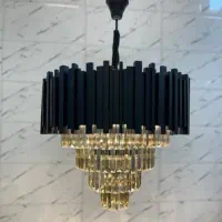 لوستر مدل پیانو کریستالی قطر ۷۰ سانت