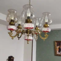 لوستر برنز چینی|لوستر و چراغ آویز|کرج, شاهینویلا|دیوار