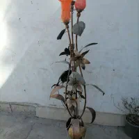 آباژورقدیمی فلزی خوشگل|چراغ خواب و آباژور|سیرجان, |دیوار