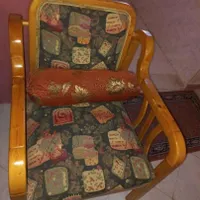مبلمان چوب و پارچه با میز جلو|مبلمان خانگی و میز عسلی|چالوس, |دیوار