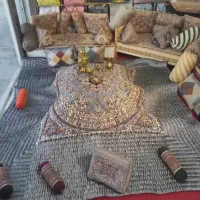 لحافکرسی شاندیز سنتی ماشیندوز قواره بزرگ|رختخواب، بالش، پتو|تهران, مولوی|دیوار