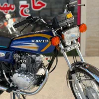 کویر125 مدل402 در حد خشک|موتورسیکلت|گنبد کاووس, |دیوار