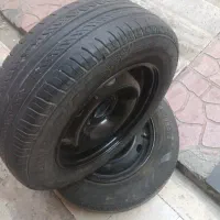 یک جفت رینگ و لاستیک پژو و یک جفت لاستیک ۱۵ سمند