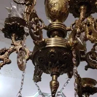 لوستر طلایی ۶شاخه