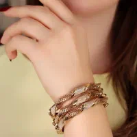 النگو قفلدار طلا روس اصل