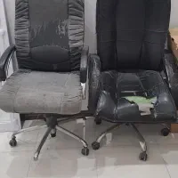 دو عدد صندلی مدیریت جک دار