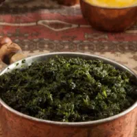 سبزی قورمه (بخارپز شده) محلی