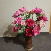 گل زیبا رنگارنگ|گل مصنوعی|لنگرود, |دیوار