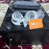 دوعدد دوربین مداربسته با رک