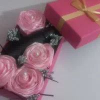 گل های روبانی|گل مصنوعی|چمران, |دیوار